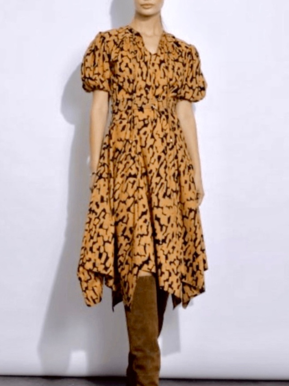 Women's Abstract Midi Dress by Karina Grimaldi - size L